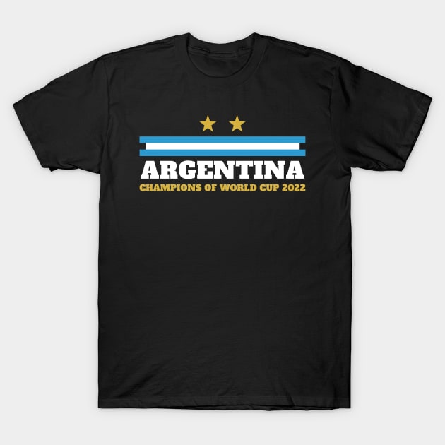 Argentina Campeón T-Shirt by Clawmarks